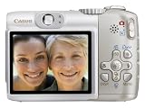 Canon PowerShot A580 Digital Camera -Silver (8.0MP, 4 xOptical Zoom) 2.5" LCD