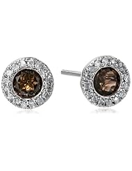 10k White Diamond Studs (1/10 cttw, I-J Color, I2-I3 Clarity)