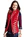 Talbots Chevron Quilted Ciré Puffer Vest - Classic Red (L)