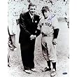 Yogi Berra Signed 8x10 w/Babe Ruth