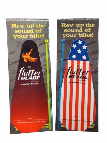 Flutter Blade Bicycle Noise Maker (Eagle and Flag 2 Pack)