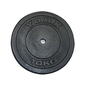 York Standard Cast Iron Discs - 2 x 10 kg