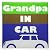 おじいちゃん用マグネットシート Grandpa IN CAR 反射タイプ(g_tricolore)