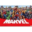 Marvel Heroes (Full Cast) Art Poster Print - 36x24