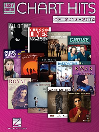 Chart Hits of 2013-2014 - Easy Guitar with Tab Songbok (Easy Guitar with Notes & Tab)