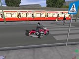 3D Motorrad-Fahrschule
