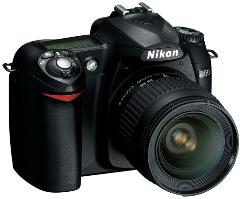 Nikon D50 6 1MP Digital SLR Camera with 28-80mm f3 3-5 6G AF Nikkor Zoom LensB000BWE60C : image