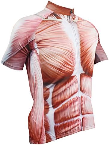 OEM Men's Muscle Outdoor Sports Cycling Short Sleeve Jersey Size M Red