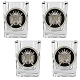 NBA Sacramento Kings Four Piece Square Shot Glass Set