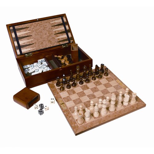 3-In-1 Wood Game Compendium