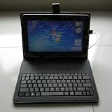 NEW Synthetic Leather Case With Standard USB Keyboard For 7 Inch Android Apad Epad MID Tablet PC - BLACK