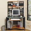 Computer Tower in Cherry/Black Finish By Mylex Furniture