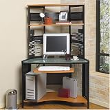Computer Tower in Cherry/Black Finish By Mylex Furniture