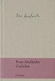 Gedichte - Rose Ausl&auml;nder