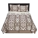 Home Ikat Comforter Set - Taupe