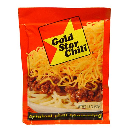 Gold Star Chili Seasoning, Original Chili, 1.5-Ounce Packets (Pack of 24)