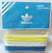 Adidas Wrist Stripes Stylized Baller Bands Yellow / White / Blue
