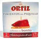 Ortiz Pimientos Del Piquillo 2 Piquillo Peppers Stuffed with Bonito Del Norte 7.05 Oz.