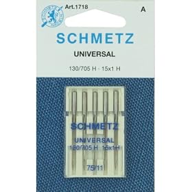 Schmetz Universal Machine Needles 5/Pk - Sz 11/75