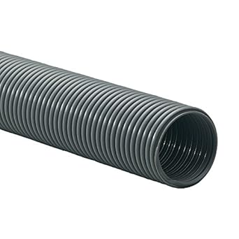 hose rubber flex flexible pe duct cal 25ft fully length gray stretched flash sorry player