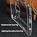 LG G2 Case, Crystal Clear Transparent TPU Silicone Soft Rubber Protective Caps, Plastic Cover Case, Slim Dust Proof Scratch-resistant, Shock-dispersion Technology, Ultra Thin Non Slip Protection Hard Back (Arc) Protection Caps Cover, Soft Silicone + 1pcs Universal Phone Lanyard (LG G2)
