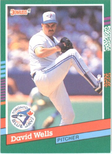 1991 Donruss # 473 David Wells Toronto Blue Jays Baseball Card