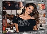 Izabel Goulart Dourado Celebrity Supermodel Canvas Art Canvas Print Picture print Size: (32
