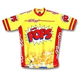 World Jersey's Men's Kellogg's Corn Pops Short Sleeve Cycling Jersey