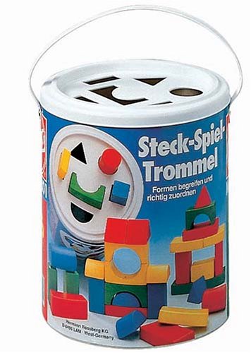 Lamaze baby toys - Heros 30 Pieces Shape & Sort Drum Primary Colors: Ages 2 & up