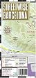 Streetwise Barcelona Map - Laminated City Street Map of Barcelona, Spain - with integrated metro map including lines and stations