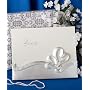 Interlocking hearts design wedding guest book- 1