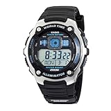 Casio Men's AE2000W-1AV Silver-Tone and Black Multi-Functional Digital Sport Watch