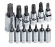 SK Hand Tools 84231 11-Piece Tamper-Proof Torx Plus Bits Socket Set