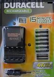 Duracell- Rechargeable 15 Minute charger