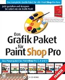 Das Grafik Paket f�r Paint Shop Pro. CD-ROM f�r Windows 98SE/ME/XP SP 1 u. SP2.