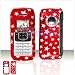 Red with Silver Stars PREMIUM SNAP-ON HARD COVER CASE PROTECTOR for LG enV/VX9900 Env VX9900