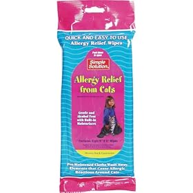 Simple Solution Allergy Relief from Cats Wipes