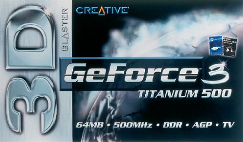 Creative 3D Blaster GeForce3 Titanium 500 Grafikkarte