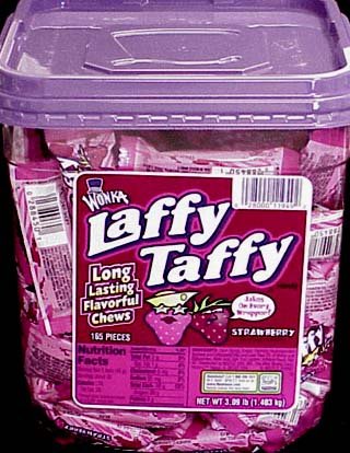 Wonka Laffy Taffy Tub Strawberry by Hard Candy