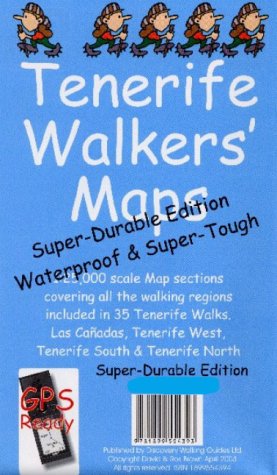 City Travel Guides Discounted  Books : Tenerife Walkers' Map: Super-durable Edition (Map)