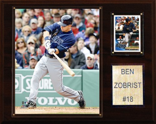 MLB Ben Zobrist Tampa Bay Rays Player Plaque