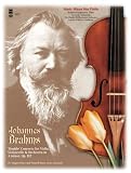 Music Minus One Violin: Brahms Double Concerto for Violin and Violoncello in A minor, op. 102 (Book and 3 CDs)