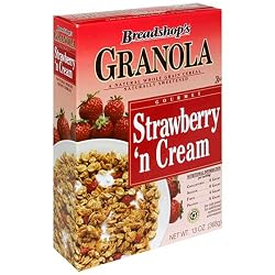 Breadshop's Granola Cereal, Strawberries 'N Cream, 13-Ounce Boxes (Pack of 6)