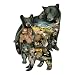 Sunsout Bear-ly There Shaped 1000 Piece Jigsaw Puzzle