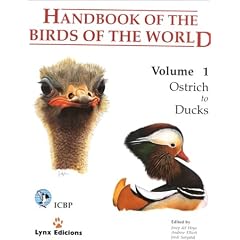 (1) handbook of the birds of the world vol.1: ostrich to ducks
