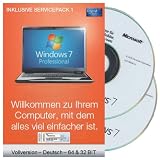 Windows 7 Professional 64 Bit MAR inkl. Service Pack 1 DE