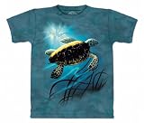 Green Sea Turtle T-shirt 100% Cotton Short Sleeve Shirt in Youth Sizes