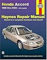 Honda Accord 1998-2002 (Haynes Repair Manual)