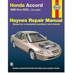 Honda Accord 1998-2002 (Hayne's Automotive Repair Manual)