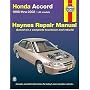 HONDA ACCORD 1998-2002 (Haynes Repair Manual)
